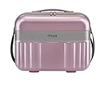 TITAN leichter Handgepäck Kosmetikkoffer mit Liquids Bag + Aufsteckfunktion, Gepäck Serie SPOTLIGHT: edles Beautycase in trendigen Farben, 38 cm, 21 Liter, Wild Rose (Rosa)