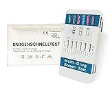 2x Drogentest Multi 7 Zepter | Bestimmung von 6 Drogenarten gleichzeitig | THC, COC, AMP, MOP, MDMA & BZO