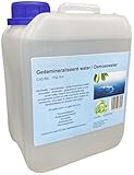 Reines - Demiwasser - Entmineralisiertes Wasser - Osmose Wasser - Accuwater - Bügelwasser -2,5 Liter Cannister