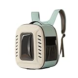 LIGPUS Pet Carrier Rucksack, Bubble Rucksack Carrier, Katzen und Welpen, Airline-zugelassen, Pet Carrier Rucksack für Hunde Katzen - Große Mesh-Transporttasche Faltbar Transparent Gute Belüftung