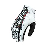 O'NEAL | Fahrrad- & Motocross-Handschuhe | MX MTB DH FR Downhill Freeride | Langlebige, Flexible Materialien, belüftete Handoberseite | Matrix Glove Villain | Unisex | Schwarz Weiß | Größe S