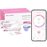 MOMMED Ovulationstest Streifen,60 praktische Ovulation Teststäbchen mit 60 Urin Tassen - Schneller Fruchtbarkeitstest für Frauen - Ovulationstest Streifen 25 mIU/ml