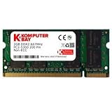 Komputerbay Arbeitsspeicher 2GB DDR2 667MHz PC2-5300 CL5 SO-DIMM (200-PIN, für Notebooks) Laptop- SODIMM Speicher