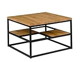 DbHFgjMN Eingangsbereich Konsolentisch Sofatische Couchtisch Sofatisch Industrial Lofttisch Kaffeetisch Holz Wohnzimmer