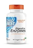 Doctor's Best, Digestive Enzymes (Verdauungsenzyme), 90 vegetarische Kapseln, Enzym-Mix, Laborgeprüft, Glutenfrei, Sojafrei, Ohne Gentechnik