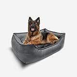 Hundebett, Haustierbett, Hundebett Waschbar, Weiche Plüsch Hundebetten, rutschfeste Hundekörbchen Hundesofa, Haustierbett für Mittel/große/extra Große Hunde