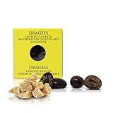 Frucht-Schoko-Dragees: Ingwerstücke mit Dunkler Schokolade Überzogen, Schokofrüchte/Pralinen mit Ingwer, 120g (2er Pack)