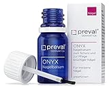 preval® ONYX 10 ml | Nagelbalsam & Nagelaufbauserum | Schutz & Nagelpflege brüchiger, spröder und trockener Nägel & Nagelhaut | ölfrei – ideal als Unterlack