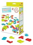 Smoby - 72 magnetische Buchstaben und Zahlen - magnetische Großbuchstaben, Zahlen und Rechenzeichen, für Vorschulkinder, für Kinder ab 3 Jahren