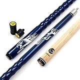 CUESOUL 58' Billardqueues 21oz Pool Queue Personalisiert Ahorn Pool Cue Stick 13mm Tips Very Nice Grip with Joint Protector/Shaft(CSPC-HL103)