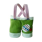 Sundaylike life Packpapier Roter LKW Go Hosen Odies Geschenktüten Hosen Urlaub Osterdeko Taschen Ostergeschenkpapier Geschenkpapier Weißes Muster (Green #2, One Size)