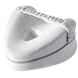 Kniekissen für Seitenschläfer, Vintoney Beinkissen Memory Foam Orthopädisches Kniekissen ergonomisches Seitenschläferkissen Leg Pillow für Damen Herren Druckentlastung Hüfte Bein Knie