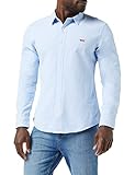 Levi's Herren Ls Battery Hm Shirt Slim Freizeithemd, Blue (Allure 0005), M EU