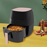 Heißluftfritteuse 5L Friteuse Heissluft Fritteusen Airfryer mit Digitalem LED-Touchscreen, 8 Programmen Vorheizen&Warmhalten Ohne ÖL& Timer