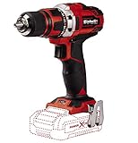 Einhell Akku-Bohrschrauber TE-CD 18/40 Li-Solo Power X-Change (Lithium-Ionen, 18 V, 40 Nm max. Drehmoment auf 21 Stufen, 2-Gang-Getriebe zum Bohren + Schrauben, Drehzahl-Elektronik, LED-Licht)