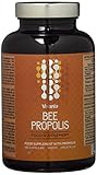 Bienen Propolis Kapseln - 2.000 mg Propolis Äquivalent pro Portion (180 Kapseln x 400 mg natürliches 2,5:1 Bienenpropolis Extrakt) - 3 Monatsvorrat (180 Kapseln)