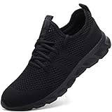 Damen Laufschuhe Turnschuhe Sportschuhe Sneaker Running Tennis Schuhe Freizeit Straßenlaufschuhe Fashion Leichtgewichts Atmungsaktiv Walkingschuhe Outdoor Fitness Jogging Sportsschuhe Schwarz 39 EU