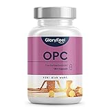 OPC Traubenkernextrakt Kapseln - 1000mg reines OPC aus Original französischen Weintrauben pro Tagesdosis - 95% Echt-OPC-Gehalt PLUS Vitamin C - Laborgeprüft ohne Zusätze in Deutschland hergestellt