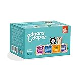 Edgard & Cooper getreidefreies Katzenfutter in Dosen, leckeres und ausgewogenes Reformfutter, hochwertiges Protein (Multipack, 85g x 12 - Kabeljau/Wild/Truthahn/Garnelen)