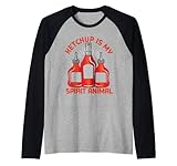 Lustiges Ketchup-Liebhaber-Geschenk für Männer und Frauen, Kinder, Tomaten-Fan Raglan