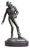 WQQLQX Statue Michael Jackson Statue, Bronze Figur Skulptur, Heimdekoration, Souvenir, Desktop-Dekoration, Tischtänzerin, Kunsthandwerk, Geschenke, handgefertigte Figuren Skulpturen