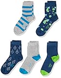 Schiesser Jungen Sokken voor jongens, set van stuks Str mpfe Jungen Socken 5er PACK, Sortiert 1, 31-34 EU