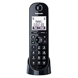 Panasonic KX-TGQ200GB DECT IP-Telefon (schnurlos, CAT-iq 2.0 kompatibel, Freisprechmodus, Anrufersperre, Eco-Plus, digitales Telefon) schwarz