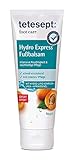 tetesept foot care Hydro Express Fußbalsam – Fußcreme mit Hydro-Lipid Komplex, Urea und Aprikosenöl – schnell einziehende Fußpflege Creme mit Sofort Effekt – 1 x 75 ml