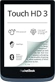 PocketBook e-Book Reader 'Touch HD 3' (16 GB Speicher; 15,24 cm (6 Zoll) E-Ink Carta Display; SMARTlight; Wi-Fi; Bluetooth) in Silbergrau