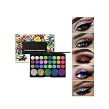 Hjkjamz. Lidschatten-Palette 29 Farben Brilliant langlebiges Make-up mattes Pigment, matte Lidschatten-Palette, bunte Lidschatten-Palette, Glitzer-Lidschatten-Palette, langlebige wasserdichte Makeup-P