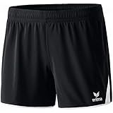 Erima Damen Short Classic 5-C Shorts Schwarz/Weiß 36