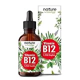 Vitamin B12 Tropfen - 50ml (1250 Tropfen) hochdosiert - Beide Aktivformen Methyl- & Adenosylcobalamin - Alkoholfrei & vegan - Hoch bioverfügbar Laborgeprüft ohne Zusätze in Deutschland hergestellt