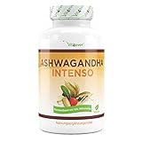 Ashwagandha - 180 Kapseln mit 750 mg reinem Extrakt - Premium: 10% Withanoliden - Laborgeprüft - Hohe Reinheit - Vegan - Hochdosiert - Premium Qualität