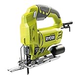 Ryobi Stichsäge RJS720-G (500 Watt, Hubläge 19 mm, ergonomisches Design, Säge mit Führungshilfeinkl. 1 Sägeblatt, Leerlaufdrehzahl 0-3000 min-1) 5133002223