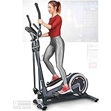 Sportstech Crosstrainer für Zuhause | Deutsches Qualitätsunternehmen | Video Events & Multiplayer App | 24 kg Schwungmasse | 22 Programme & HRC Mode | Fitness Heimtrainer CX625 inkl. Tablethalterung