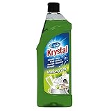 KRYSTAL 750ML Spülmittel LEMONGRASS Handgeschirrspülmittel Entfetten von Geschirr Fettlösekraft Zitrone dermatologisch getestet