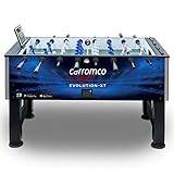 Carromco Kickertisch Evolution-XT Profi Kicker mit App-Funktion für Smartphones und Tablets - 63kg - Tischfussball in Schwerer Ausführung mit hochwertigen Details, inkl. 4X Kickerball