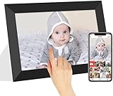 Digitaler Bilderrahmen WLAN Elektronischer Bilderrahmen mit IPS Touchscreen, Auto-Rotate, Einfache Einrichtung zum Teilen von Fotos und Videos über Frameo App - Geschenk für Familie und Freunde