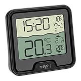 TFA Dostmann Marbella Funk-Poolthermometer, 30.3066.01, schwimmend, digital, Wassertemperatur, schwarz