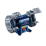 Bosch Professional Doppelschleifmaschine GBG 35-15 (Schleifscheiben-Ø 150mm, 350 Watt, inkl. Schleifscheibe Normalkörnung Korn 24, Schleifscheibe Normalkörnung Korn 60, im Karton)