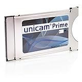 Unicam Prime CI Modul I Common Interface Karte mit DeltaCrypt-Verschlüsselung 3.0 für den Empfang verschlüsselter Sender I DVB CI-konforme PCMCIA CI-CAM für Smart Cards TV (Einzeln)