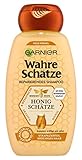 Garnier Shampoo, intensive Haarpflege bis in die Spitzen, Schützt die Haarfarbe, mit Gelée Royale, Bienenbalsam & Honig, für strapaziertes, brüchiges Haar, ohne Parabene, Wahre Schätze, 1 x 250ml