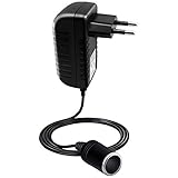 Digit.Tail Netzgleichrichter Netzadapter Spannungswandler 100V - 240V auf 12V/3A (36W) KFZ Zigarettenanzünder Wechselrichter AC/DC Adapter für Navi, Video Recorder/Kameras, DVR, GPS und mehr