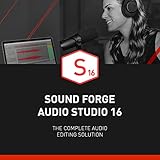 SOUND FORGE Audio Studio 16 – Das Multitalent für Recording, Audio Editing, Restauration & Mastering | Audio Software | Musikprogramm | für Windows 10/11 PC | 1 PC Aktivierungscode