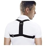 BLACKROLL® POSTURE (XS - L), Haltungstrainer für eine verbesserte Körperhaltung, Rückentrainer zur Stärkung der Muskulatur, Haltungskorrektur am Arbeitsplatz, Schwarz