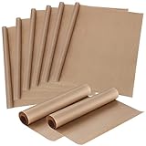 YQL Dauerbackfolie, 10er set 40X60cm Backpapier Wiederverwendbar Backfolie PTFE Teflonfolien Transfer Blatt Antihaft Handwerk Matte