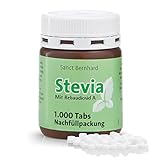 Sanct Bernhard Stevia-Tabs - Nachfüllpackung mit 1.000 Tabs