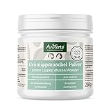 AniForte Grünlippmuschelpulver Hund & Katze 250g - Naturprodukt unterstützt Gelenke & Gelenkfunktion, Grünlippmuschel Hund & Katze in Vollfettqualität, für jedes Alter, mit hoher Akzeptanz