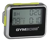 Gymboss Intervallzeitgeber Und Stoppuhr Silber/GELB METALLIC-Hochglanz