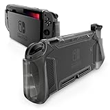 Mumba Hülle für Nintendo Switch Robuste Schutzhülle Hybrid TPU Griff Case Cover [Blade Series] Kompatibel mit Nintendo Switch Console und Joy-Con Controller (Frost)